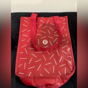 Lululemon Athletica Vibrant Red Tote